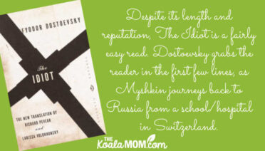 "Despite its length and reputation, The Idiot is a fairly easy read. Dostoevsky grabs the reader in the first few lines, as Myshkin journeys back to Russia from a school/hospital in Switzerland, where he has been treated for his disease." book review of The Idiot by Fyodor Dostoyevsky