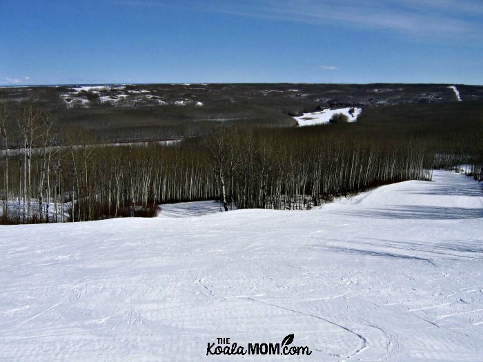 Views from the top of the Little Smoky Ski Area