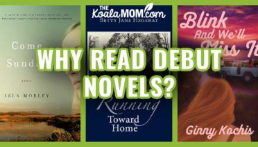 Why read debut novels? Cover photos of Come Sunday, Running Toward Home and Blink and We'll Miss It via Amazon.