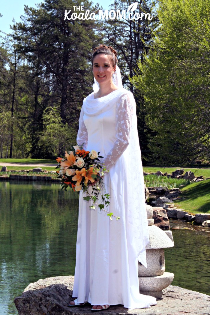 Bonnie Way on her wedding day.