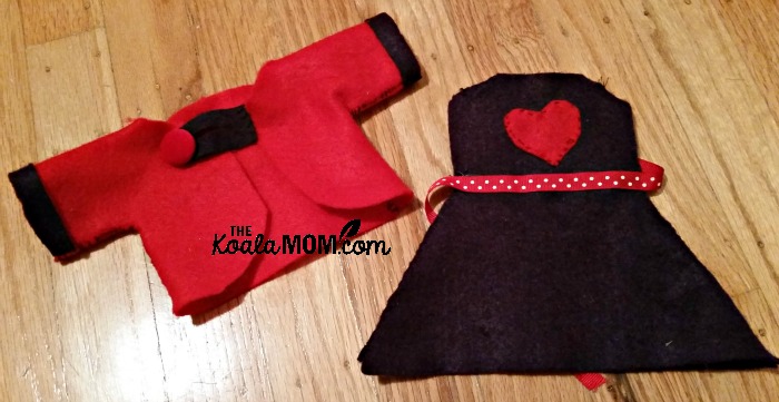 Special's felt dress and jacket