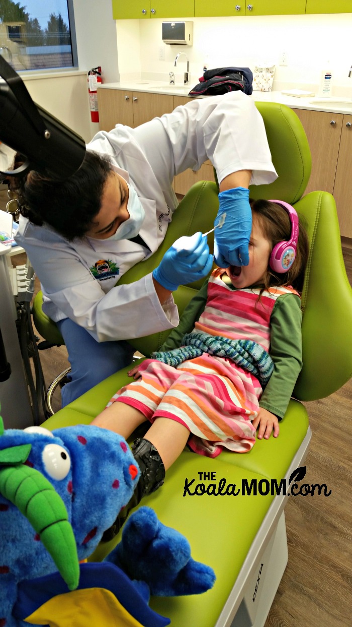 Jade at the dentist