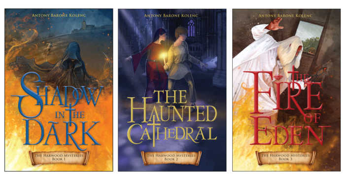 Harwood Mysteries by Antony Barone Kolence, books 1-3.
