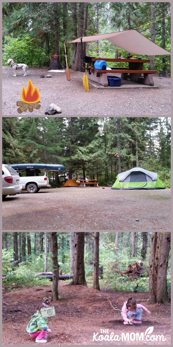 Clearwater Campground in Wells Gray Provincial Park