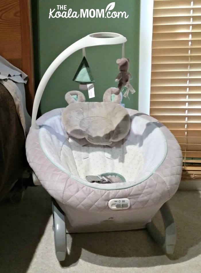The Graco soother rocker chair