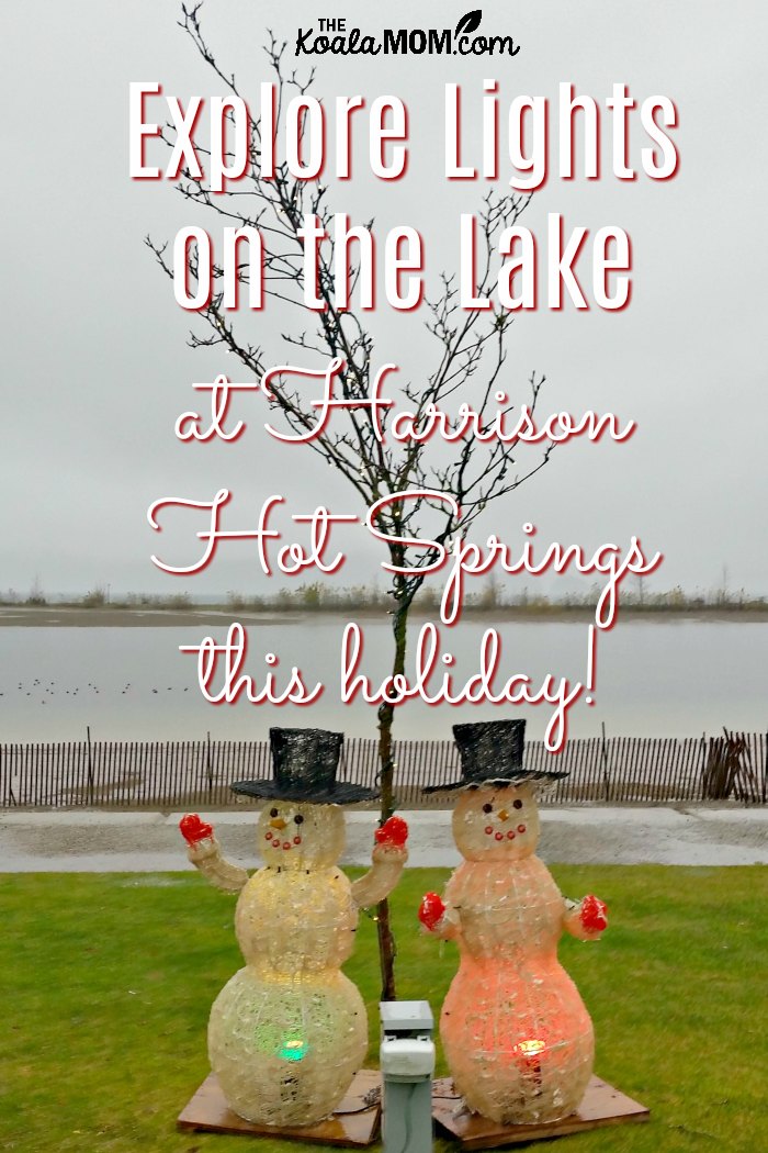 Explore Lights on the Lake at Harrison Hot Springs this holiday!