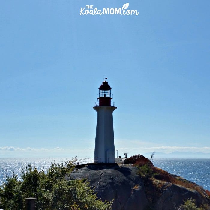 Point Atkinson Light on the Burrard Inlet in West Vancouver.