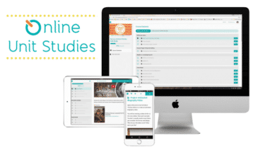 Online Unit Studies can be completed on a variety of devices.