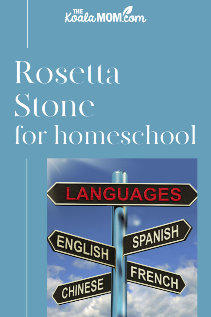 Rosetta Stone for Homeschool