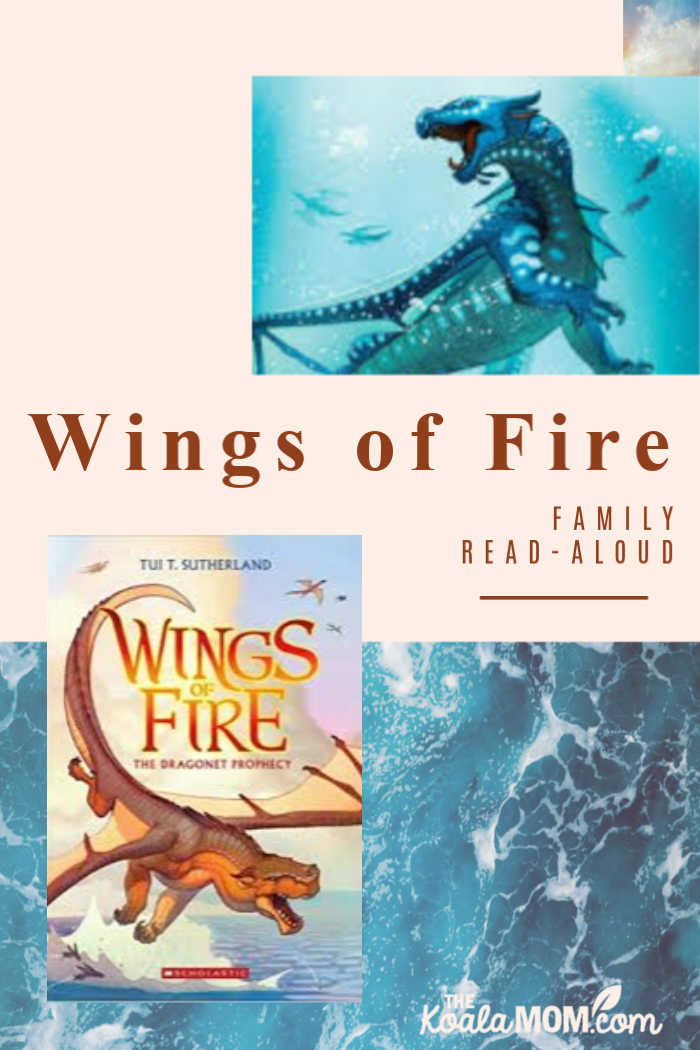 The Wings of Fire series by Tui T. Sutherland is a great family read-aloud!