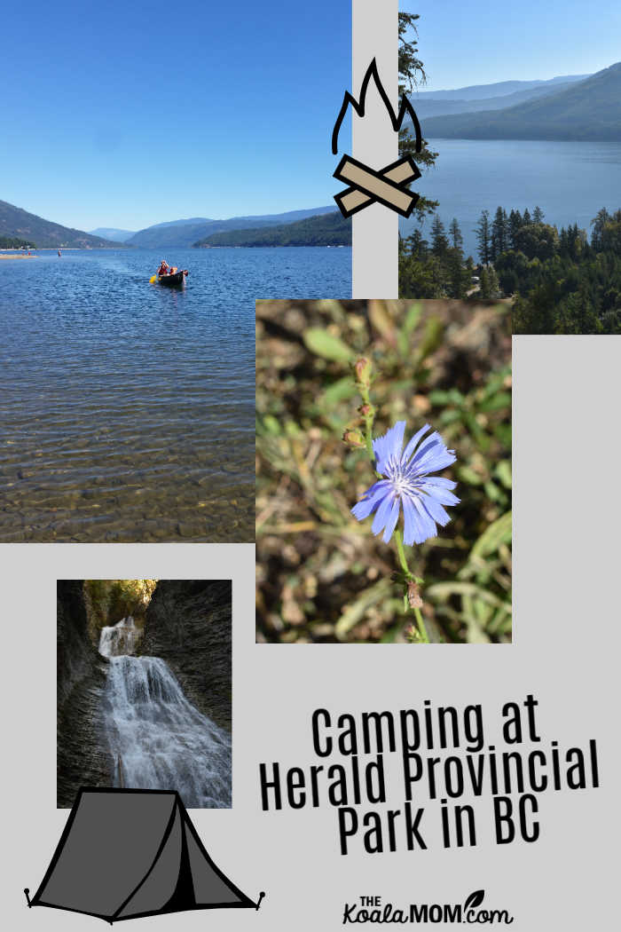 Camping at Herald Provincial Park in BC.