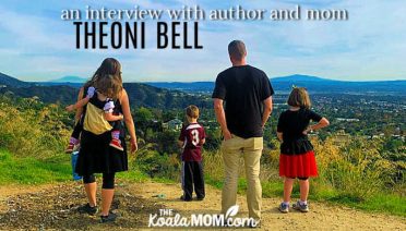 Author and mom Theoni Bell with her family.