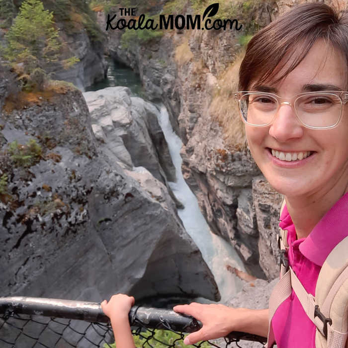 Bonnie Way takes a selfie on First Bridge.
