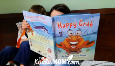 The Happy Crab, written by Layla and Kevin Palmer and illustrated by Guy Wolek.