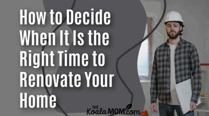 How to Decide When It Is the Right Time to Renovate Your Home. Photo by Tima Miroshnichenko on Pexels.