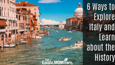 6 Ways to Explore Italy and Learn about the History. Photo of the Venice grand canal by Dan Novac on Unsplash