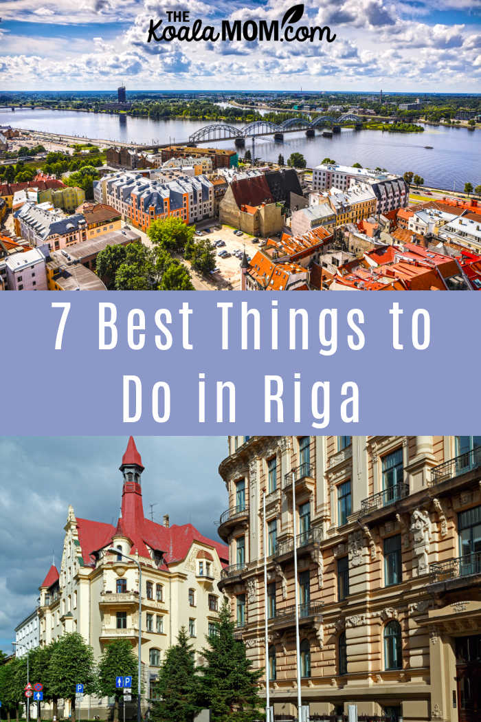 7 Best Things to Do in Riga, Latvia. Aerial view and Albert Street photos via Depositphotos.