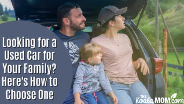 Looking for a Used Car for Your Family? Here's How to Choose One. Image of mom, dad and daughter sitting in the back of their minivan by Oleksandr Pidvalnyi from Pixabay