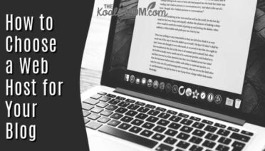 How to Choose a Web Host for Your Blog. Photo of text on a Macbook by Super Snapper on Unsplash