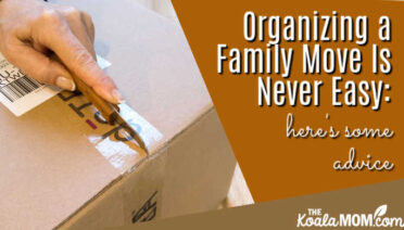 Organizing a Family Move Is Never Easy - That's Why You Should Hear This Advice. Image of person cutting tape off a moving box by ha11ok from Pixabay