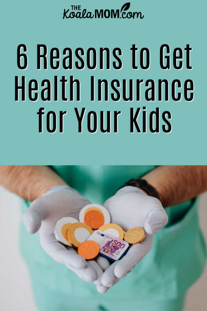 6 Reasons to Get Health Insurance for Your Kids. Photo of doctor's hands holding chocolate coins by Karolina Grabowska via Pexels.