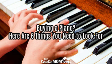 Buying a Piano? Here Are 6 Things You Need to Look For. Photo of child playing piano keys via Depositphotos.