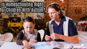 Is Homeschooling Right for Children With Autism? Photo of a boy painting with a teacher by RODNAE Productions.
