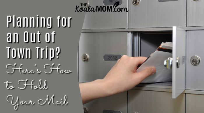 Planning for an Out of Town Trip? Here’s How to Hold Your Mail. Photo of woman checking mailbox via Depositphotos.