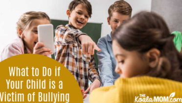 What to Do if Your Child is a Victim of Bullying. Photo of girl being laughed at by peers via Depositphotos.