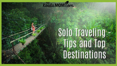 Solo Traveling - Tips and Top Destinations. Photo of girl in pink dress standing on a suspension bridge by Oleksandr Pidvalnyi.