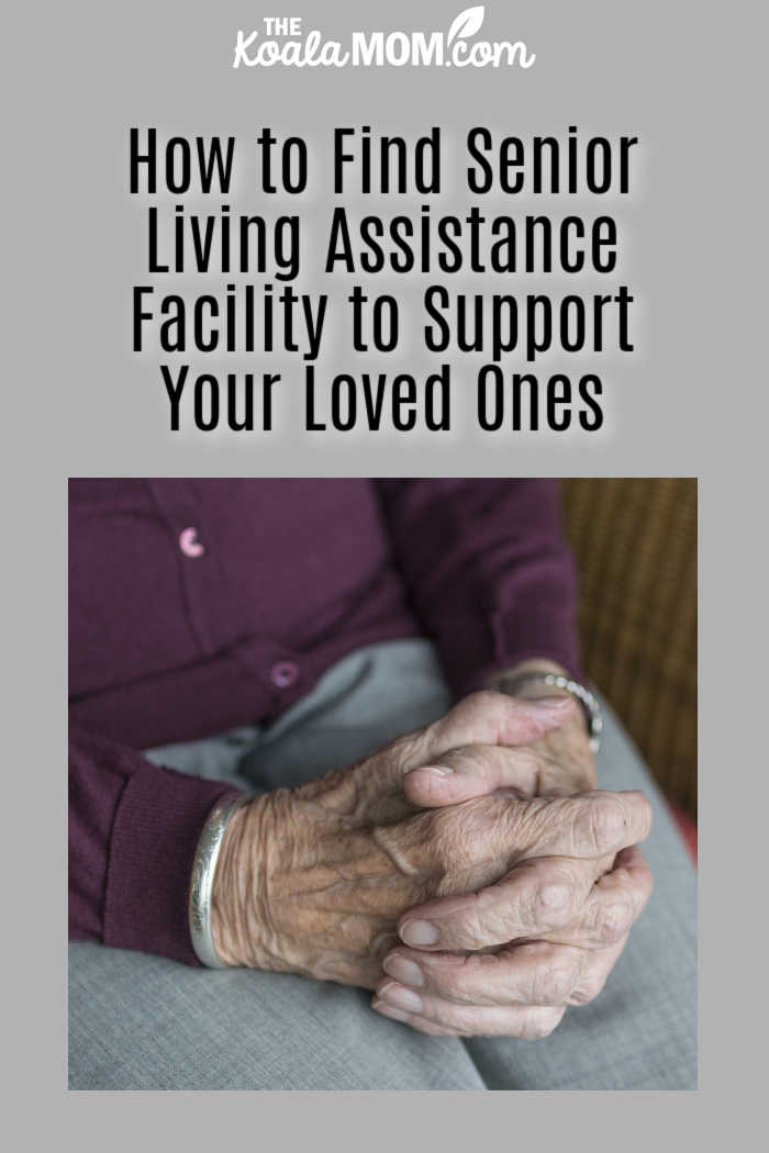 How to Find Senior Living Assistance Facility to Support Your Loved Ones. Image of old woman's folded hands by Sabine van Erp from Pixabay