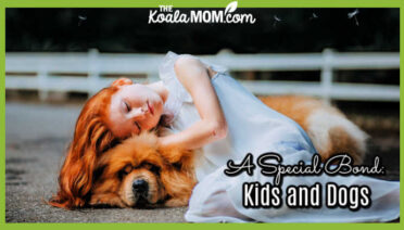 A Special Bond: Kids and Dogs. Photo of girl in nightgown snuggling with her dog by Matheus Bertelli via Pexels.