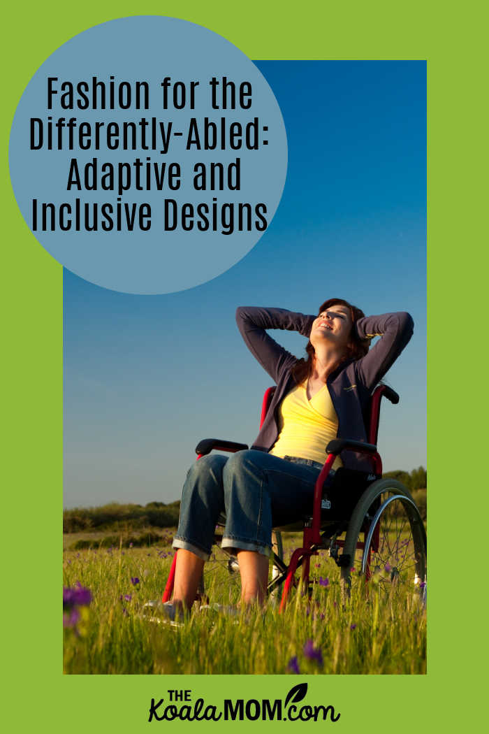 Fashion for the Differently-Abled: Adaptive and Inclusive Designs. Photo of young woman in a wheelchair in a field of flowers via Depositphotos.