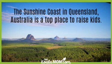 The Sunshine Coast in Queensland, Australia is a top place to raise kids. Photo of a scenic valley in Queensland by Leon Andov on Unsplash
