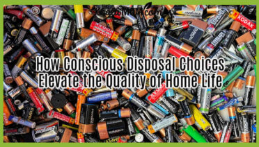 How Conscious Disposal Choices Elevate the Quality of Home Life. Photo of used batteries by John Cameron on Unsplash