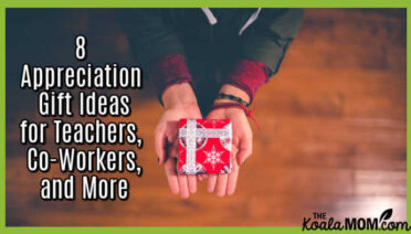 8 Appreciation Gift Ideas for Teachers, Co-Workers, and More. Photo of woman holding a small gift box by Ben White on Unsplash.