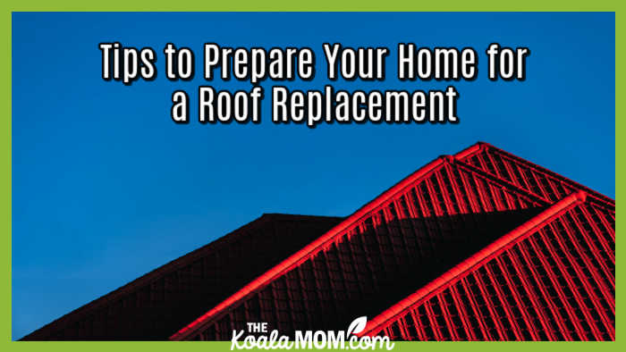 Tips to Prepare Your Home for a Roof Replacement. Photo of red tile roof against blue sky by Robin Kutesa on Unsplash