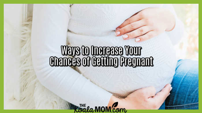 Ways to Increase Your Chances of Getting Pregnant. Photo of woman holding her hands over her pregnanty belly by Anastasiia Chepinska on Unsplash