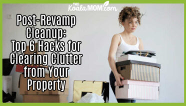 Post-Revamp Cleanup: Top 6 Hacks for Clearing Clutter from Your Property. Photo of woman carrying boxes from a pile of clutter by Andrea Piacquadio via Pexels.