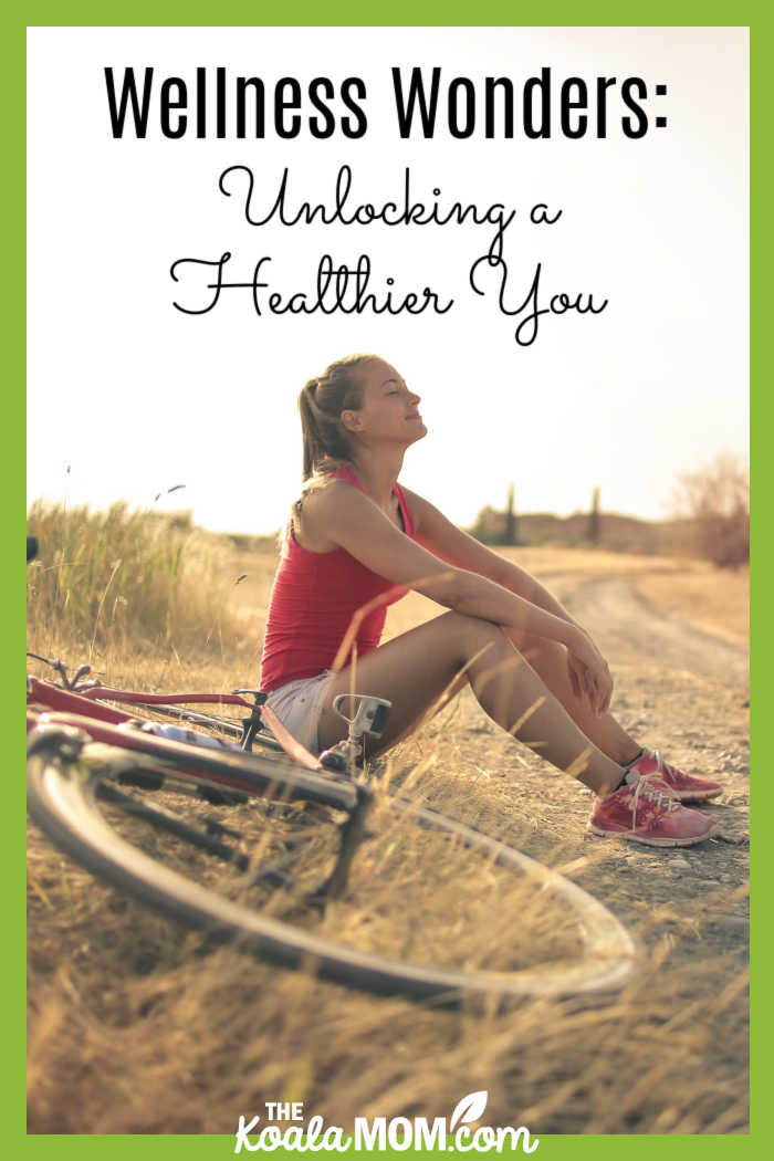 Wellness Wonders: Unlocking A Healthier You. Photo of a woman sitting by her bike enjoying the sunshine by Andrea Piacquadio via Pexels.