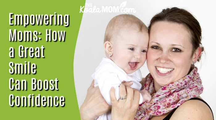 Empowering Moms: How Perfect Teeth Can Boost Confidence. Image of happy mom holding a baby by PublicDomainPictures from Pixabay