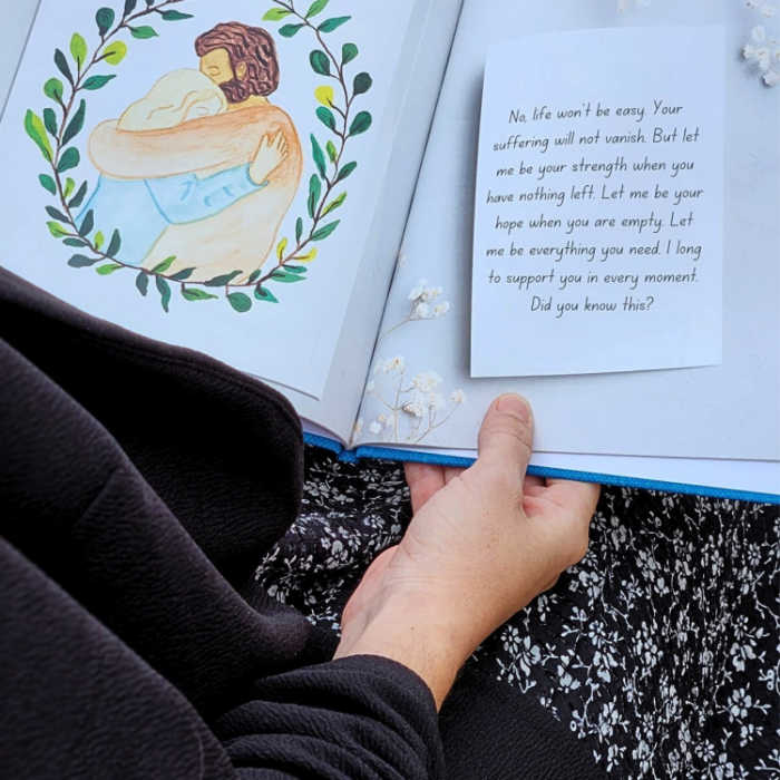 A glimpse inside Madeleine Karako's book A Letter for You.