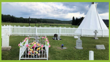 Rose Prince's grave in Lejac, BC.