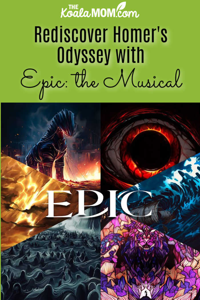 Rediscover Homer's The Odyssey with Epic: the Musical. Epic cover art by Jorge Rivera-Herrans.