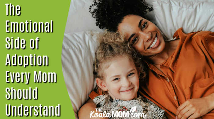 The Emotional Side of Adoption Every Mom Should Understand. Photo of African-American mom with blonde child by olia danilevich via Pexels.