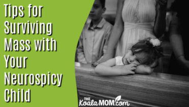Tips for Surviving Mass with Your Neurospicy Child. Photo of child laying her head on a pew by Sandro Crepulja via Pexels.