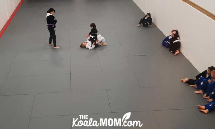 Jiu jitsu class. Photo by Bonnie Way.