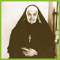 Black-and-white photo of Blessed Marie Ann Blondin via Wikipedia.