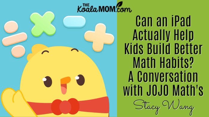 Can an iPad Actually Help Kids Build Better Math Habits? A Conversation with JOJO Math's Stacy Wang. Image of JOJO owl provided by Stacy Wang.