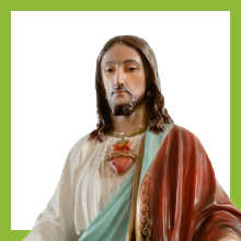 Sacred Heart of Jesus statue. Photo by MART PRODUCTION via Pexels.